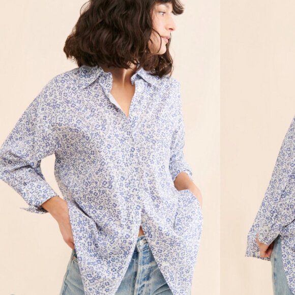 Rahi Tops - RAHI Anthropologie Capistrano Ashley Buttondown